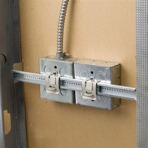 how to use electrical box mounting brackets|caddy adjustable box bracket.